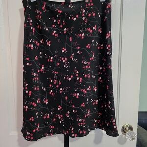 Pink A-Line Knee-Length Skirt for Casual Wear
